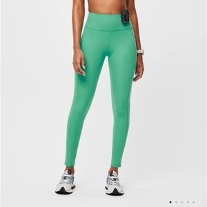 Figs Leggings: surgical green, size S